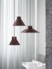 Muuto TOP PEDANT Stalowa Lampa Wisząca 38 cm Piaskowa